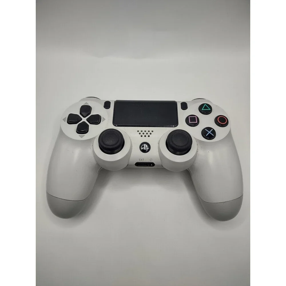 Sony DualShock 4 PS4 Controller CUH-ZCT1U White For Parts Won't Power On